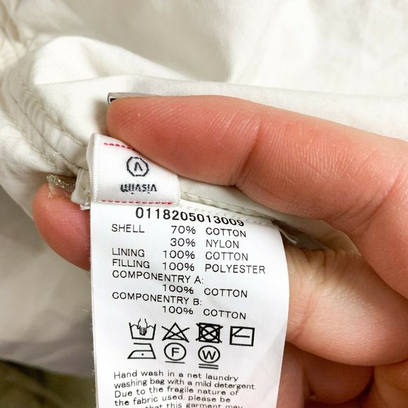 Visvim Dotera Japanese Streetwear Tan Open Front Military Down Coat Large - Picture 8 of 13